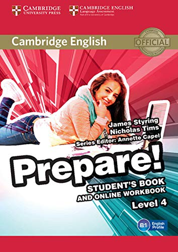 Beispielbild fr Cambridge English Prepare! Level 4 Student's Book and Online Workbook zum Verkauf von medimops