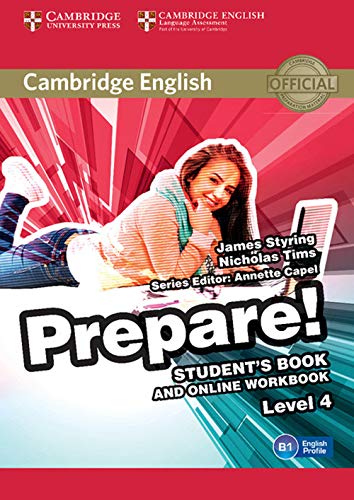 Imagen de archivo de Cambridge English Prepare! Level 4 Student's Book and Online Workbook a la venta por medimops