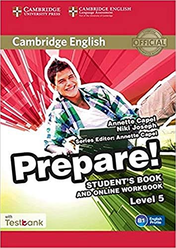 Imagen de archivo de Cambridge English Prepare! Level 5 Student's Book and Online Workbook with Testbank a la venta por medimops
