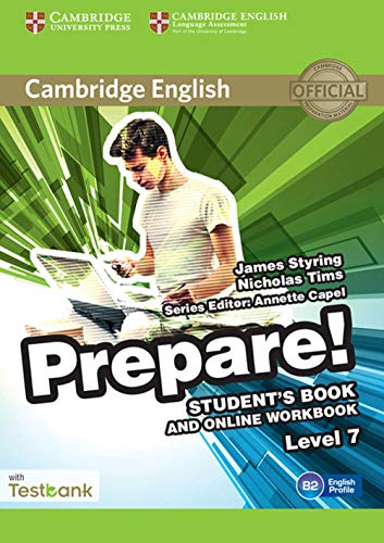 Imagen de archivo de Cambridge English Prepare! Level 7 Student's Book and Online Workbook with Testbank a la venta por AwesomeBooks