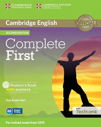 Imagen de archivo de Complete First Student's Book with Answers with CD-ROM with Testbank a la venta por Broad Street Books