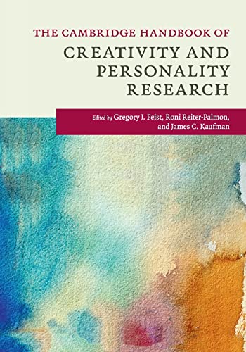 Imagen de archivo de The Cambridge Handbook of Creativity and Personality Research a la venta por Ria Christie Collections