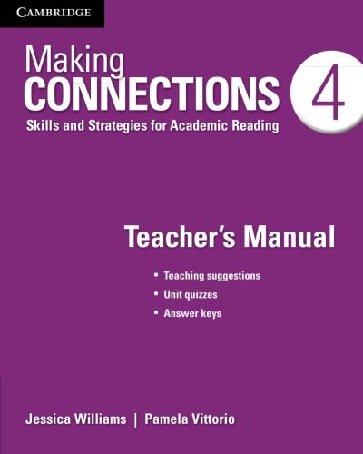 9781107516168: Making Connections Level 4 Teacher's Manual: Skills and Strategies for Academic Reading