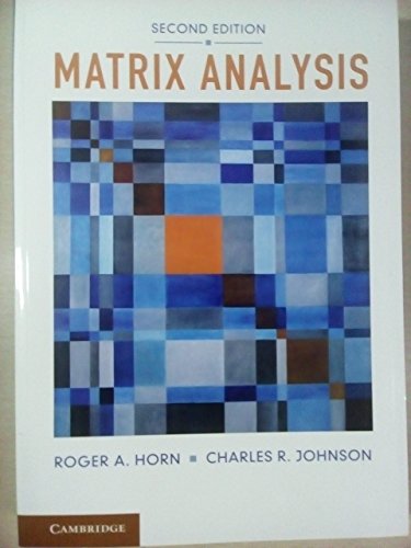 Stock image for Matrix Analysis for sale by GF Books, Inc.