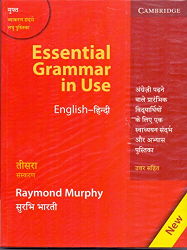 Imagen de archivo de Essential Grammar in Use for Elementary Students of English Book with Answers English-Hindi Bilingual Edition a la venta por Books Puddle