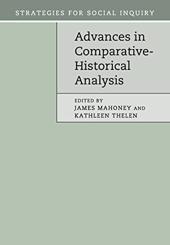 Beispielbild fr Advances in Comparative-Historical Analysis (Strategies for Social Inquiry) zum Verkauf von BooksRun