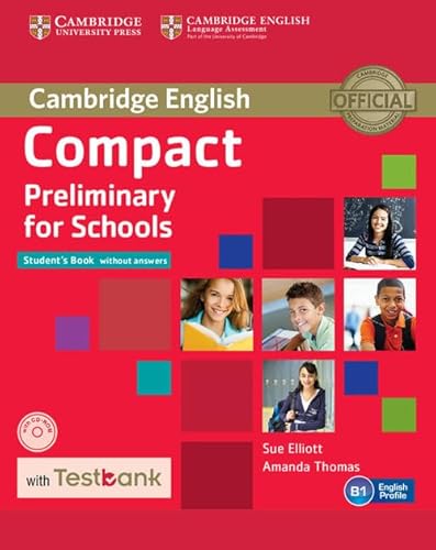 9781107527089: Compact Preliminary for Schools Student's Book without Answers with CD-ROM with Testbank