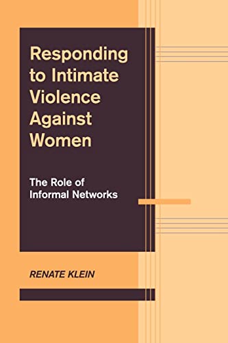 9781107531604: Responding to Intimate Violence against Women: The Role of Informal Networks (Advances in Personal Relationships)