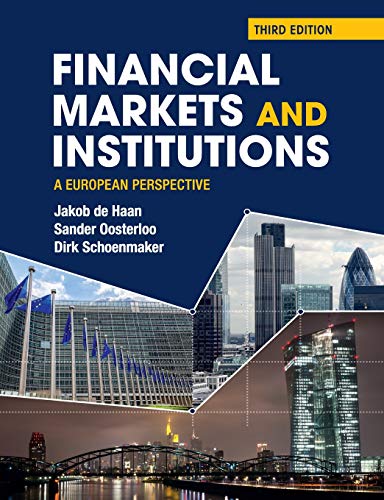 Stock image for Financial Markets and Institutions: A European Perspective for sale by Irish Booksellers