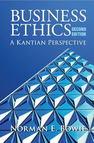 Stock image for Business Ethics: A Kantian Perspective for sale by THE SAINT BOOKSTORE