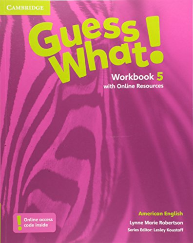 Imagen de archivo de Guess What! American English Level 5 Workbook with Online Resources a la venta por AMM Books