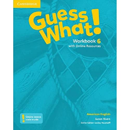 Imagen de archivo de Guess What! American English Level 6 Workbook with Online Resources a la venta por MusicMagpie