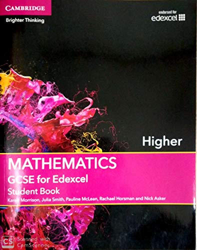 Beispielbild fr GCSE MATHEMATICS FOR EDEXCEL HIGHER STUDENT BOOK WITH ONLINE SUBSCRIPTION (3 YEARS) (GCSE MATHEMATICS EDEXCEL) zum Verkauf von Books Puddle