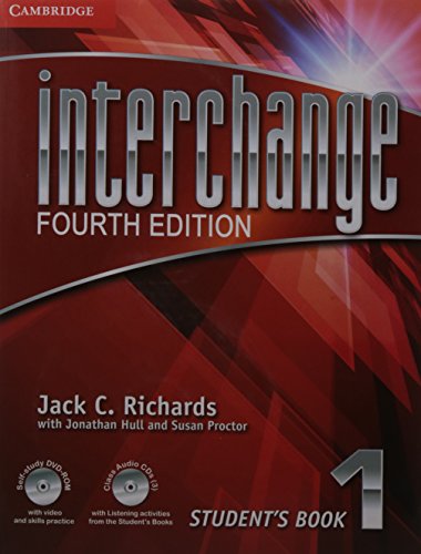 Imagen de archivo de Interchange Level 1 Students Book with Self-study DVD-ROM with Class Audio CDs (3) a la venta por Mispah books