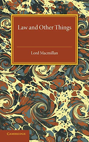 9781107586536: Law and Other Things