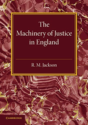 9781107594784: The Machinery of Justice in England