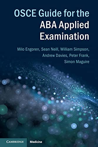 Stock image for OSCE Guide for the ABA Applied Examination for sale by AwesomeBooks