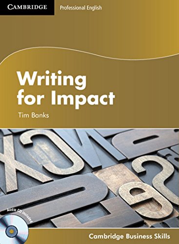 9781107603516: Writing for Impact Student's Book with Audio CD (Cambridge Business Skills) - 9781107603516