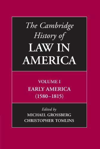Stock image for The Cambridge History of Law in America (Volume 1) for sale by Red's Corner LLC