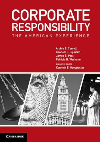 Stock image for Corporate Responsibility : The American Experience for sale by Better World Books