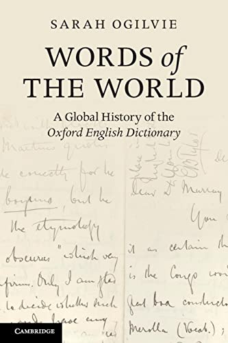 Stock image for Words of the World: A Global History of the Oxford English Dictionary for sale by HPB-Emerald