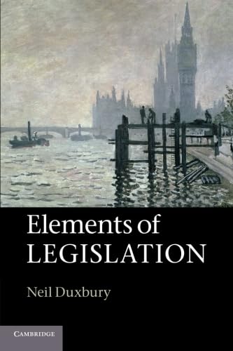 Stock image for Elements of Legislation for sale by Blackwell's
