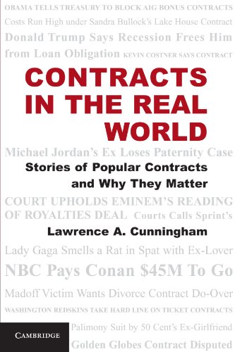 Beispielbild fr Contracts in the Real World : Stories of Popular Contracts and Why They Matter zum Verkauf von Better World Books