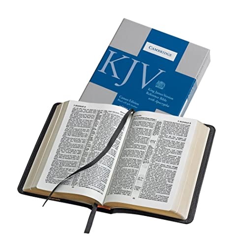 Beispielbild fr KJV Cameo Reference Bible with Apocrypha, Black Calfskin Leather, Red-letter Text, KJ455:XRA Black Calfskin Leather zum Verkauf von Monster Bookshop