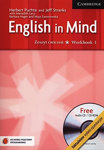Immagine stock per English in Mind 1 Zeszyt ?wicze? + CD
