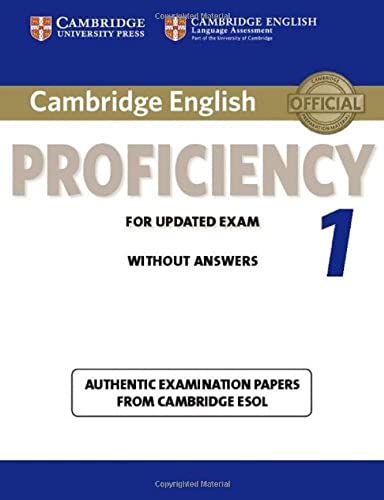 Beispielbild fr Cambridge English Proficiency 1 for Updated Exam Student's Book Without Answers zum Verkauf von Blackwell's