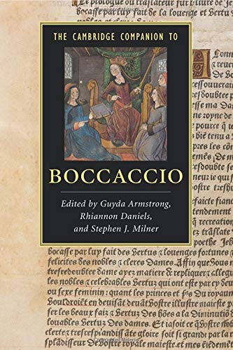 Stock image for The Cambridge Companion to Boccaccio (Cambridge Companions to Literature) for sale by GF Books, Inc.