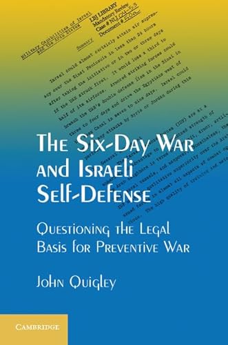 Imagen de archivo de The Six-Day War and Israeli Self-Defense a la venta por Blackwell's