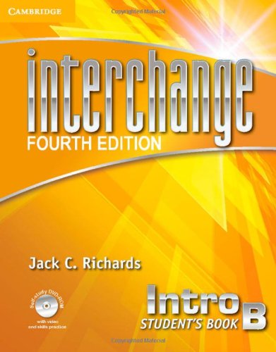 Imagen de archivo de Interchange Intro Student's Book B with Self-study DVD-ROM a la venta por AMM Books