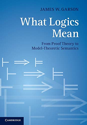 Stock image for What Logics Mean: From Proof Theory to Model-Theoretic Semantics for sale by Hiding Place Books