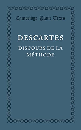 9781107614260: Discours de la Methode (Cambridge Plain Texts)