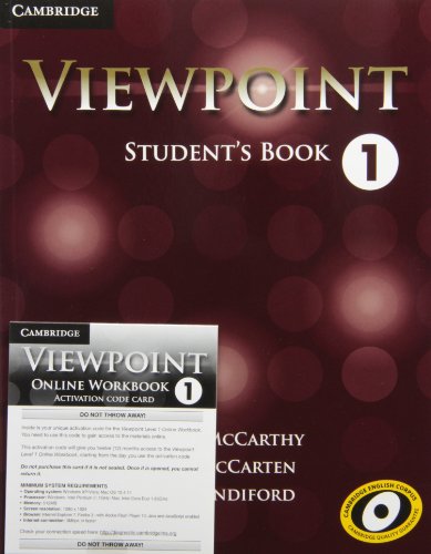 Stock image for Viewpoint Level 1 Blended Online Pack (Student's Book and Online Workbook Activation Code Card) for sale by AwesomeBooks