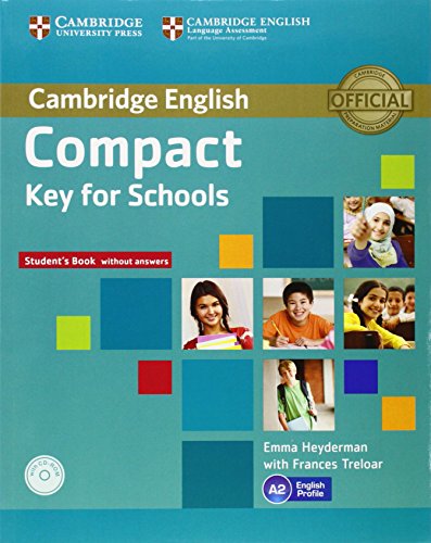 9781107618633: Compact Key for Schools Student's Book without Answers with CD-ROM (CAMBRIDGE)