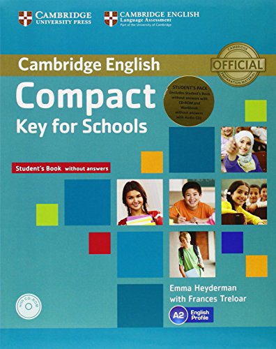 9781107618794: Compact key for schools. Student's book without answers. With CD-ROM. Workbook without answers with Audio CD [Lingua inglese]: Pakiet