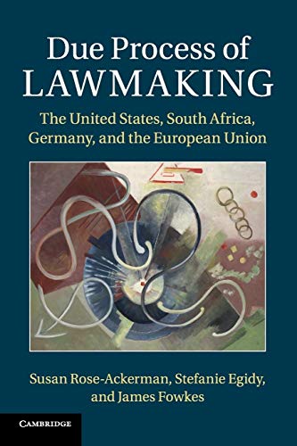 Imagen de archivo de Due Process of Lawmaking: The United States, South Africa, Germany, and the European Union a la venta por GF Books, Inc.