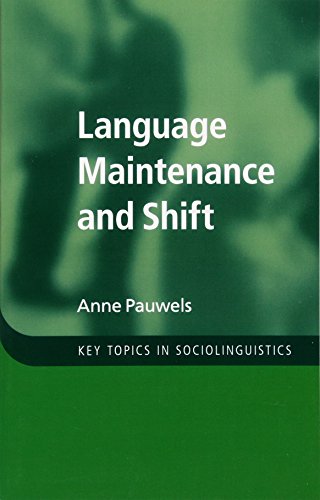 Beispielbild fr Language Maintenance and Shift (Key Topics in Sociolinguistics) zum Verkauf von AwesomeBooks