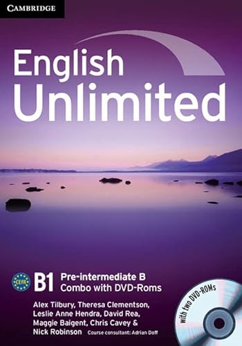 Imagen de archivo de English Unlimited Pre-intermediate B Combo with DVD-ROMs (2) a la venta por AMM Books