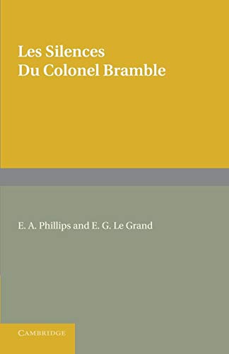 Beispielbild fr Les silences du Colonel Bramble zum Verkauf von AwesomeBooks