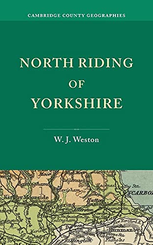 Imagen de archivo de North Riding of Yorkshire a la venta por Blackwell's