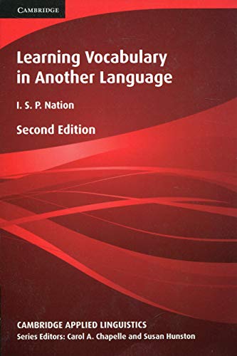 Beispielbild fr Learning Vocabulary in Another Language (Cambridge Applied Linguistics) zum Verkauf von BooksRun