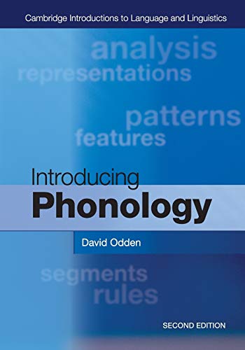 Introducing Phonology (Cambridge Introductions to Language and Linguistics) (9781107627970) by Odden, David