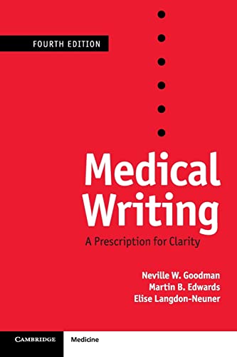 Stock image for Medical Writing: A Prescription for Clarity for sale by Books Unplugged