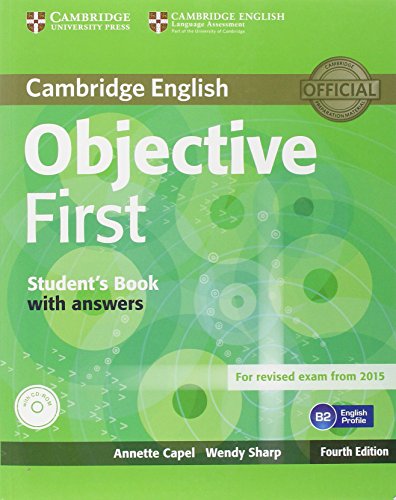 Imagen de archivo de Objective First Student's Book with Answers with CD-ROM a la venta por AwesomeBooks