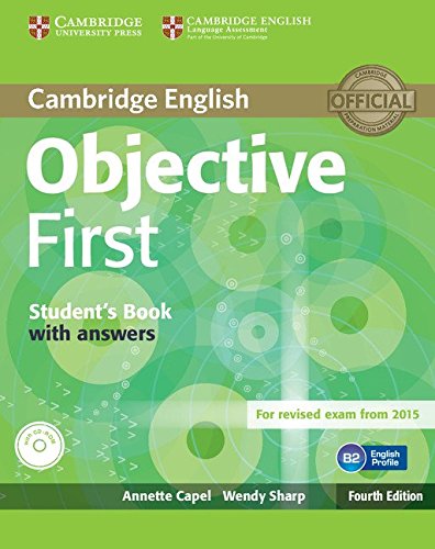 Stock image for Objective First Student's Book with Answers with CD-ROM for sale by AwesomeBooks
