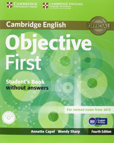 9781107628342: Objective First Student's Book without Answers with CD-ROM Fourth Edition (CAMBRIDGE)