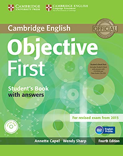 9781107628472: Objective First Student's Book Pack (Student's Book with Answers with CD-ROM and Class Audio CDs(2)) Fourth Edition (CAMBRIDGE)